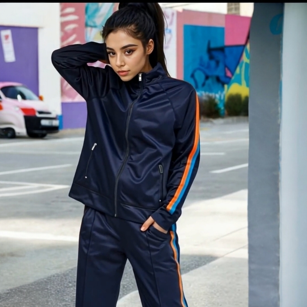 NWT BANDIER X KULE The Billie Women's Track Jacket